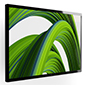 Wall mount touch screen monitor with a lightweight 38.5 pounds construction 