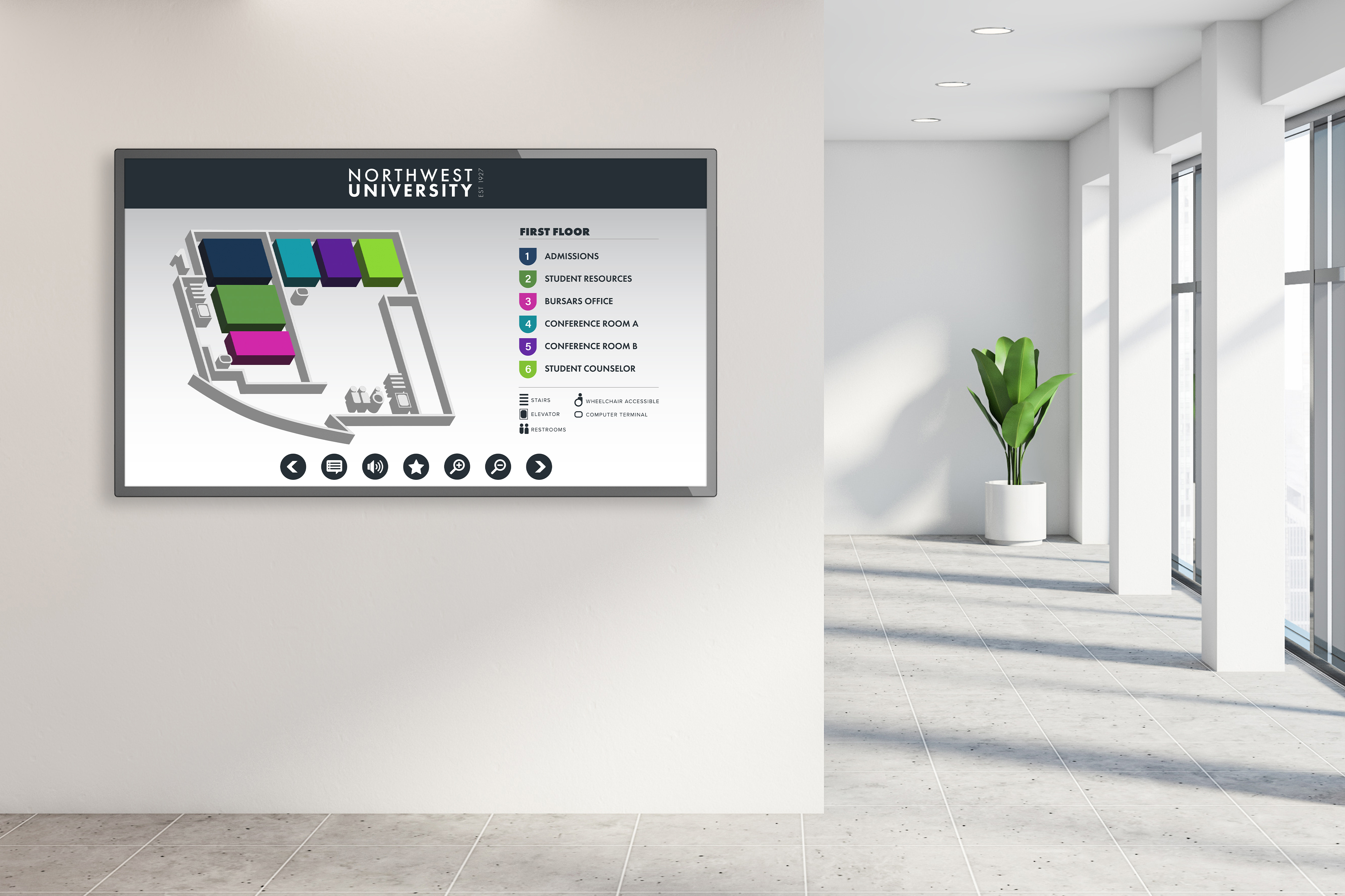 21.5"-55" LCD Touch Screen Display, Android OS, 10pt PCAP Touch, Wall Mount - Black - Image 9