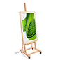 Digital art display stand with floor standing placement style