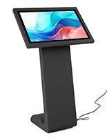 Horizontal touch screen display floor stand comes with Android 14 operating system