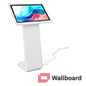 Horizontal touch screen display floor stand features 1920 x 1080 screen resolution