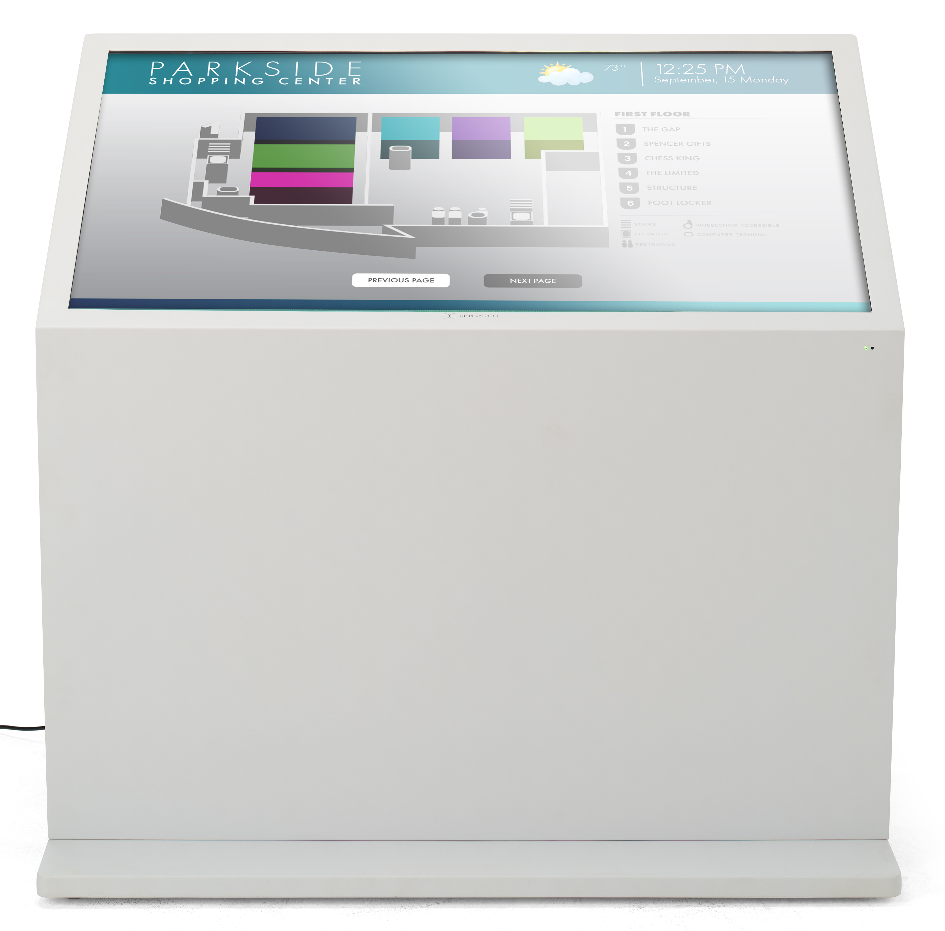 Genius Display Touch Screen Interactive Kiosk | Shop Digital Signage | Displays2Go