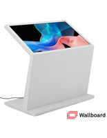 Touch screen interactive kiosk with Wallboard software package or basic software options