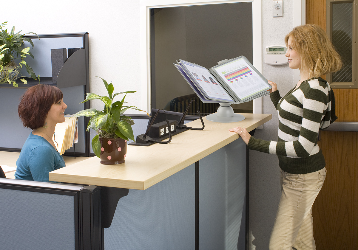 Desktop Reference Rack Refill Desktop Reference Rack | 10 Double Sided 8.5” x 11” Panels | Displays2Go