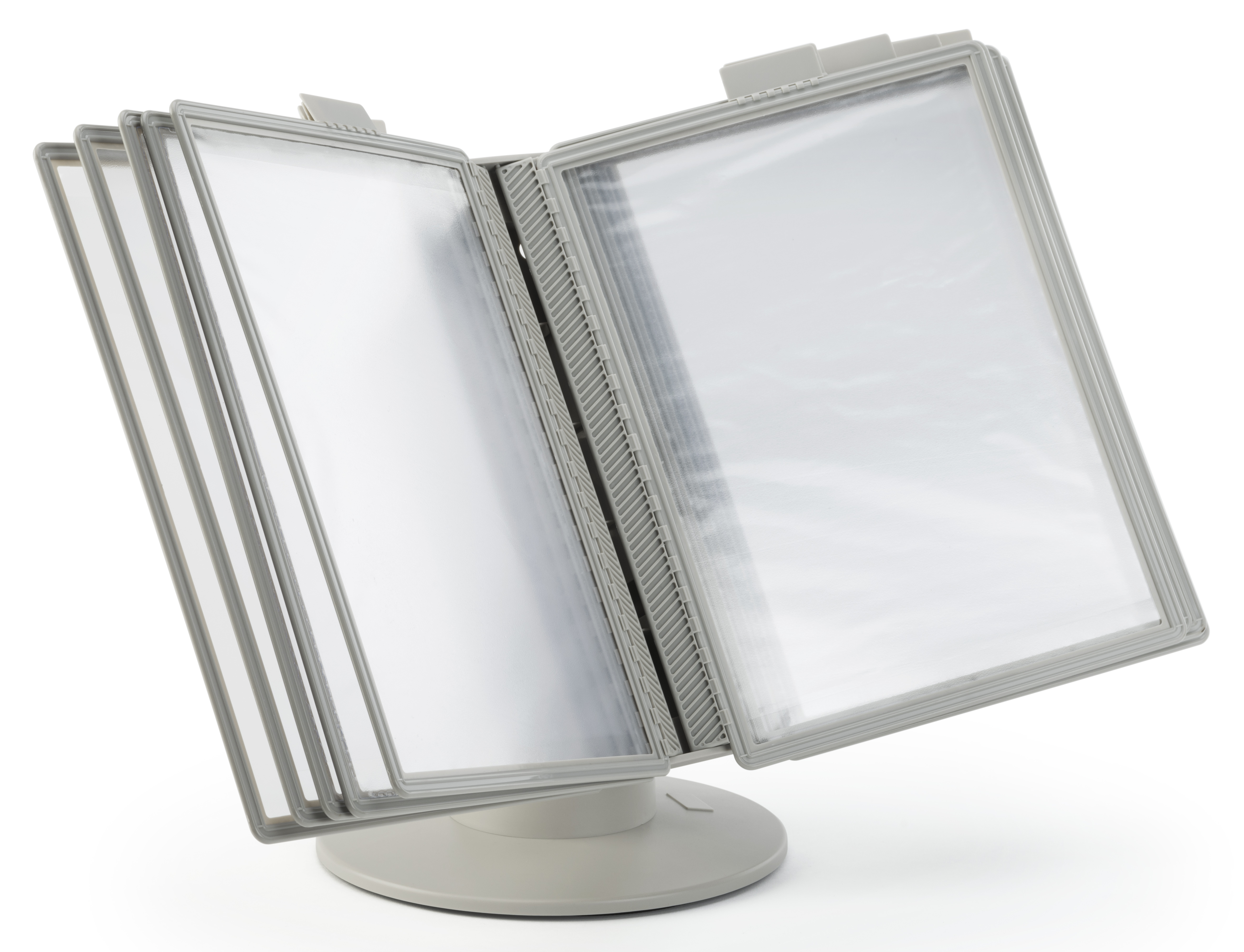 Desktop Reference Rack | 10 Double Sided 8.5” x 11” Panels | Displays2Go