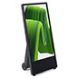 Indoor Mobile Digital Signage A-Frame with a resolution of 1980 by 1080 