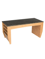 Light Oak Magazine Coffee Table, Scratch Resistant