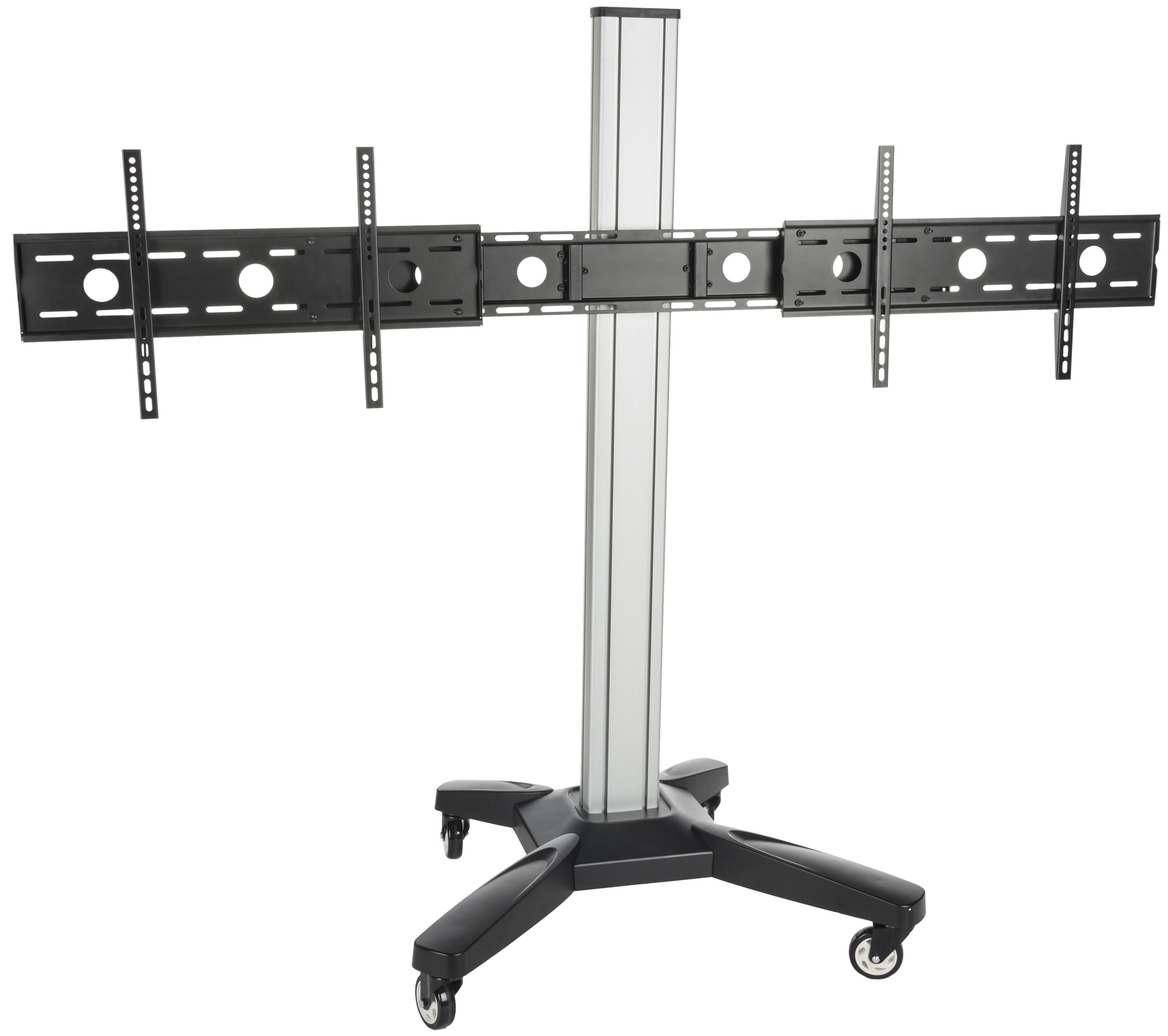 Side By Side Dual TV Rack | Cable Management | Displays2Go