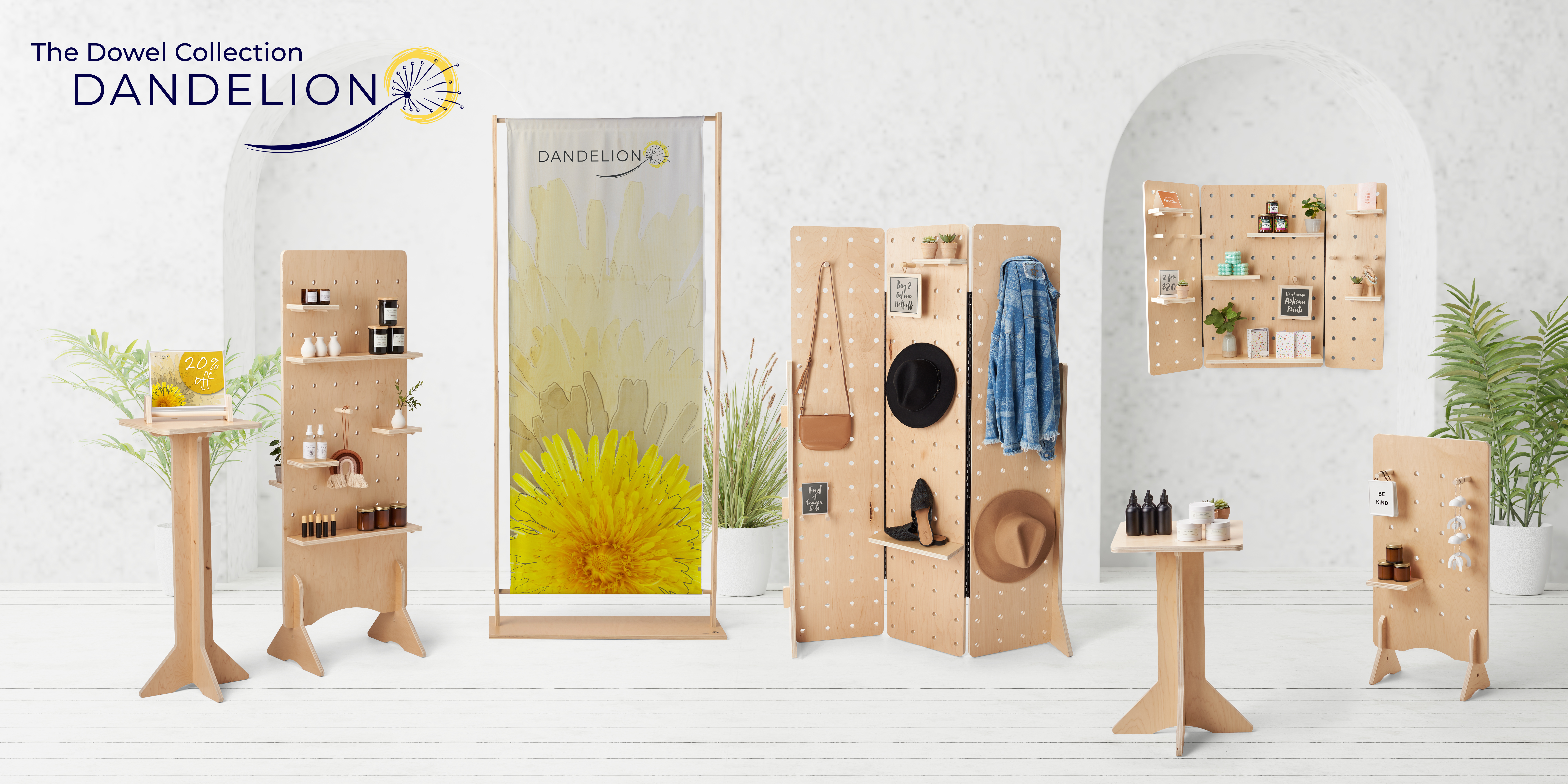 Dandelion collection with eco-friendly materials