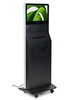 Floor standing suggestion box with video screen and 2 year warranty