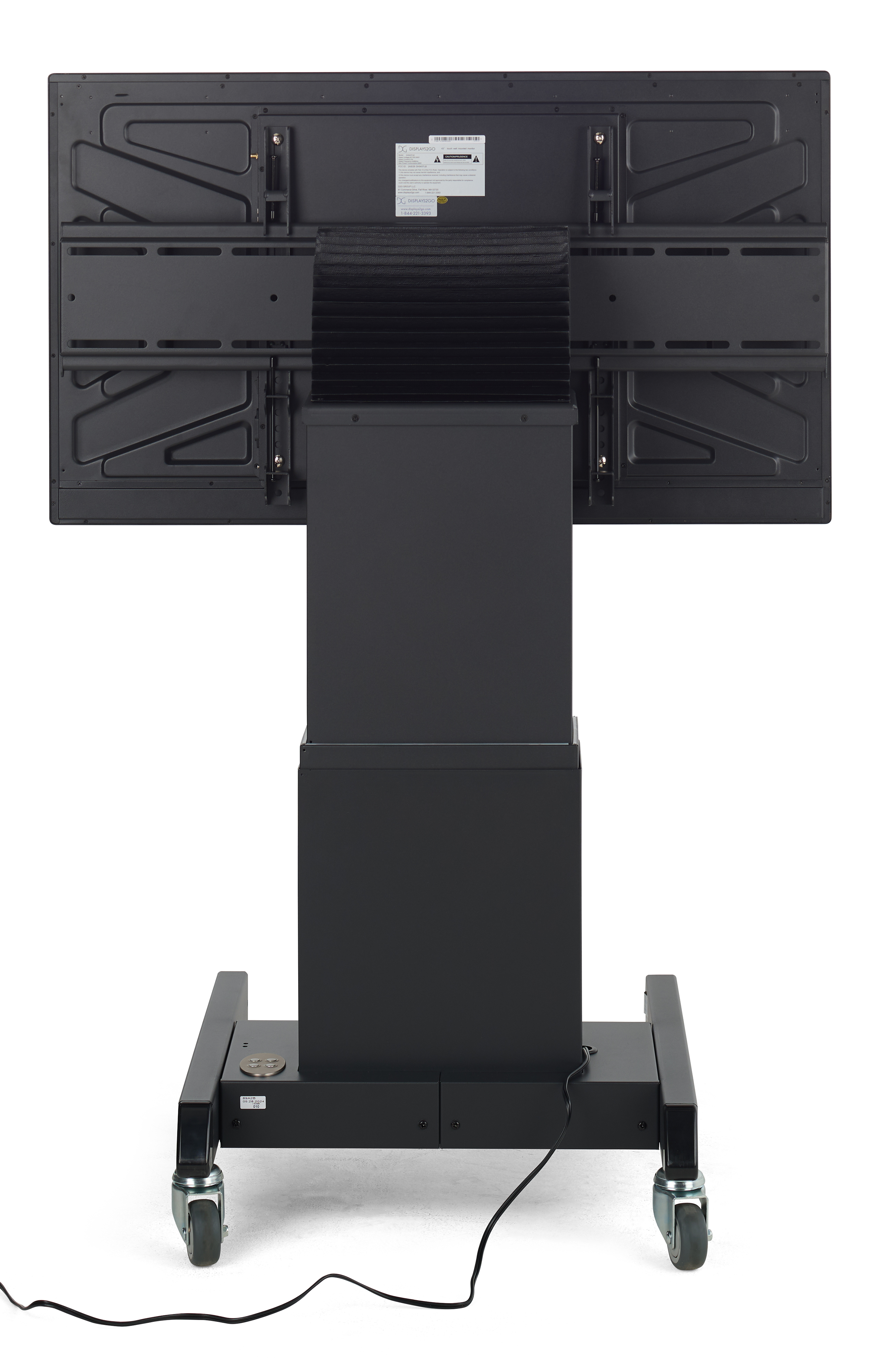 43" or 55" Touch Screen Motorized TV Stand w/ Android OS, Height Adjustable, Wheels - Image 5
