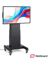 Touchscreen digital signage includes Wallboard 2.0 CMS software for creating your own proprietary digital signs
