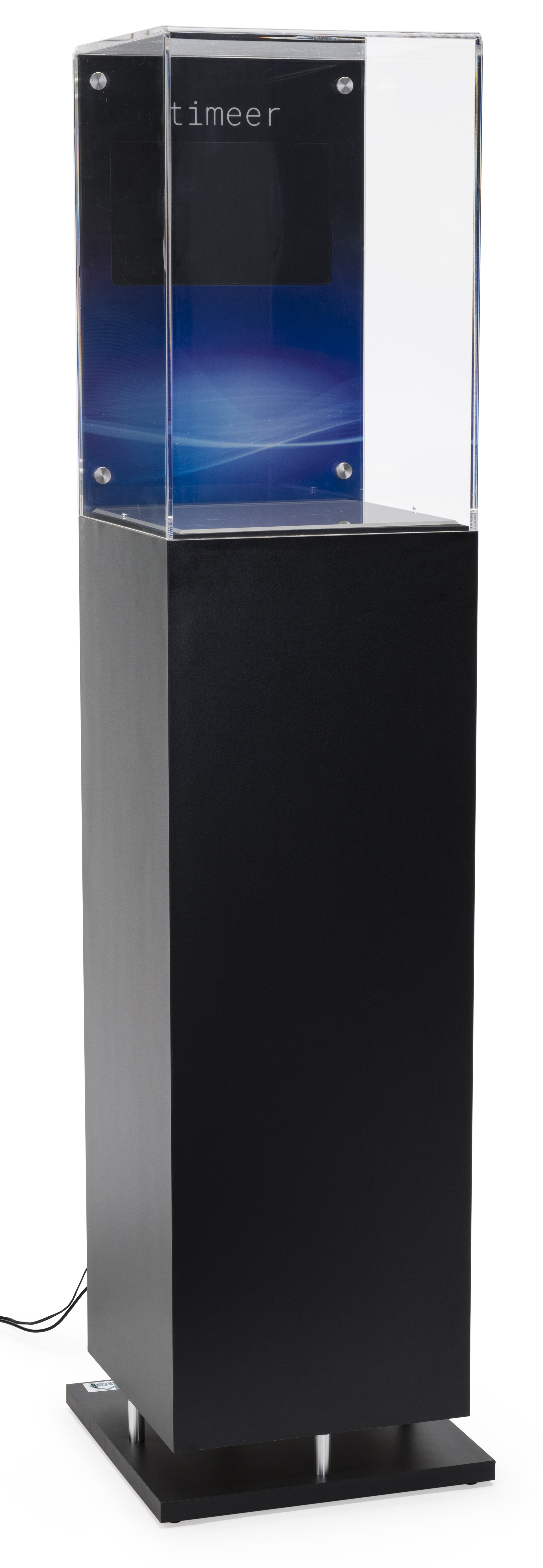 Multimedia Display Case Pedestal | Custom UV Printed Graphics | Displays2Go