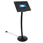 Small digital display stand features built in speakers