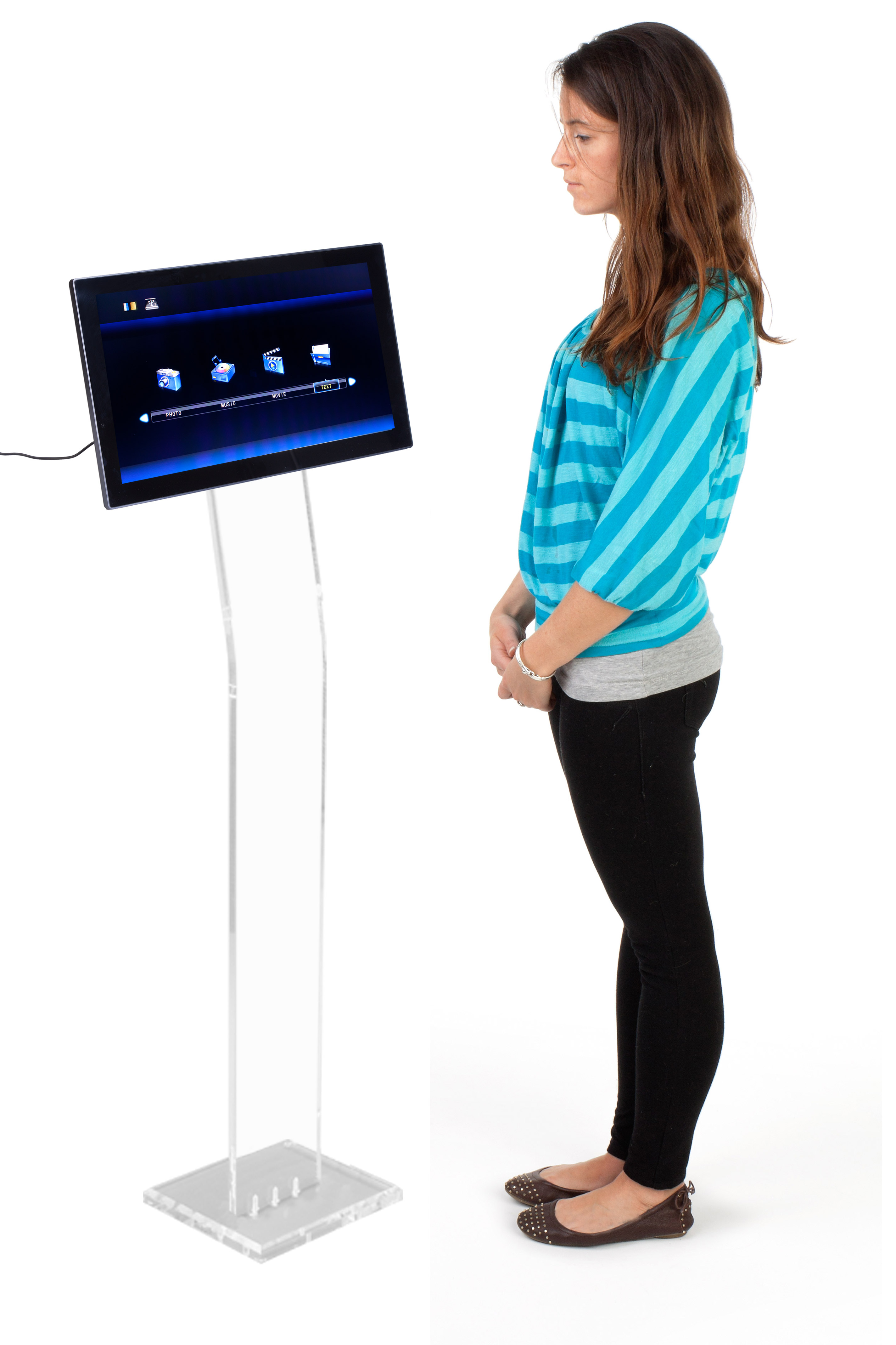Event Frame Digital Large Electronic Photo Frame | Digital Signage With Acrylic Stand ...