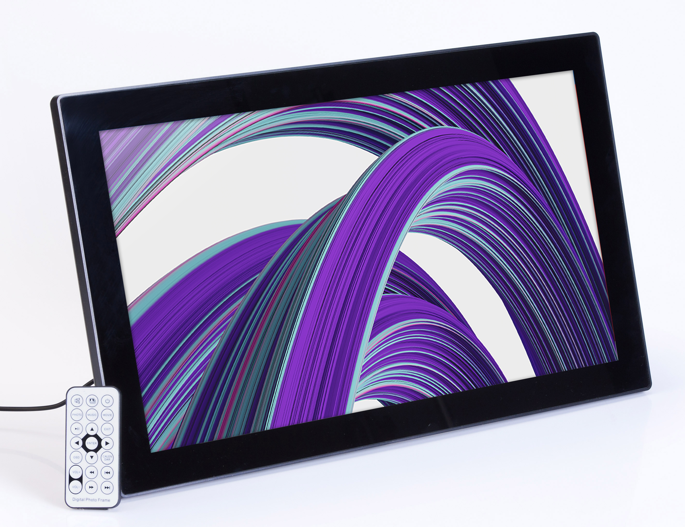 21.5" Electronic Photo Frame Displays Pictures from a USB Stick ...