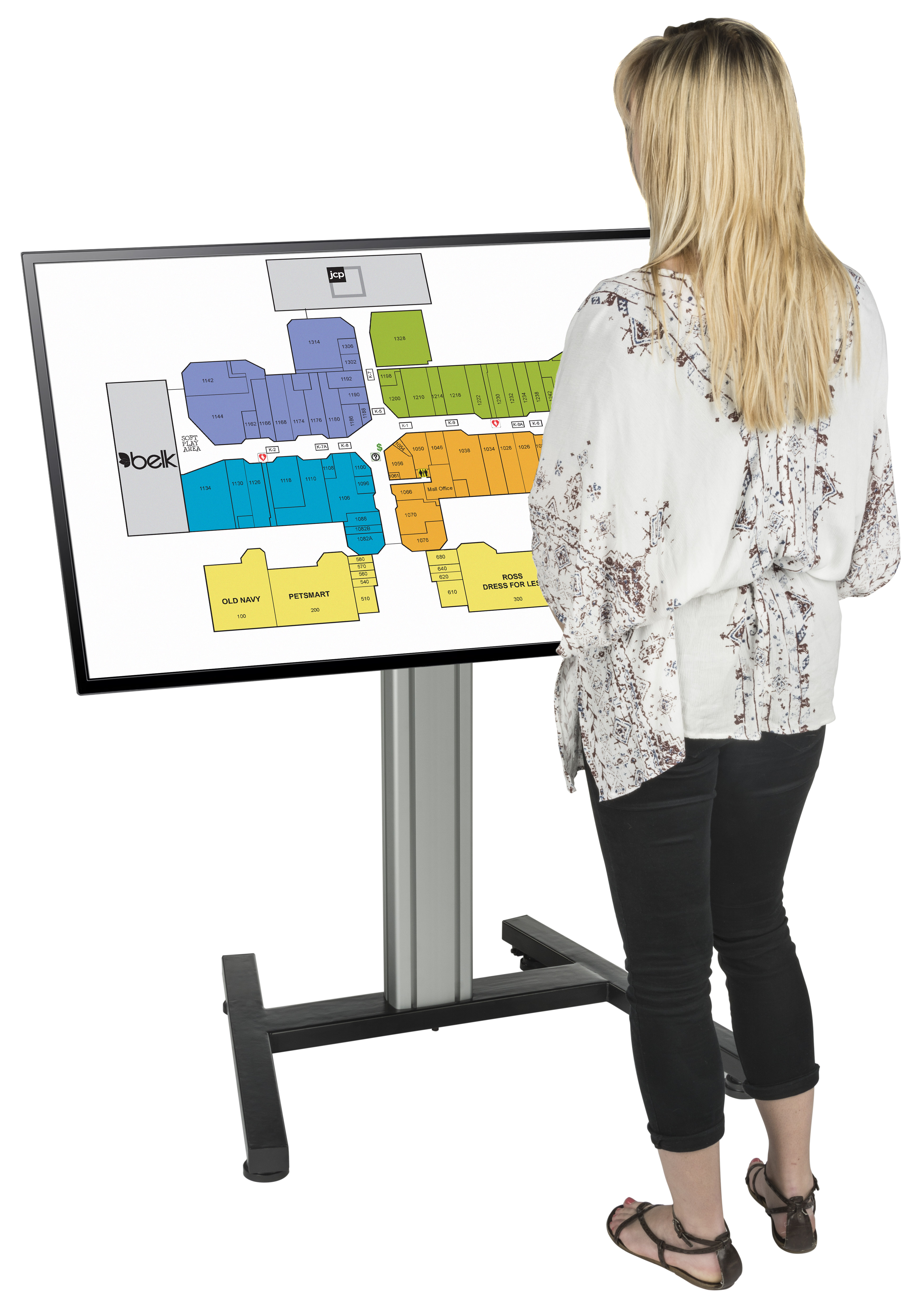 Touch Screen Monitor Stand | Tilting & Panning Bracket | Displays2Go