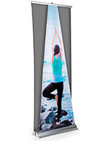 89 inch tall replacement roll up dimensional pyramid banner