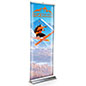Easy to assemble replacement backer panel for 3d banner stands 