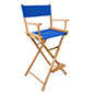 Folding directors chair with canvas material 