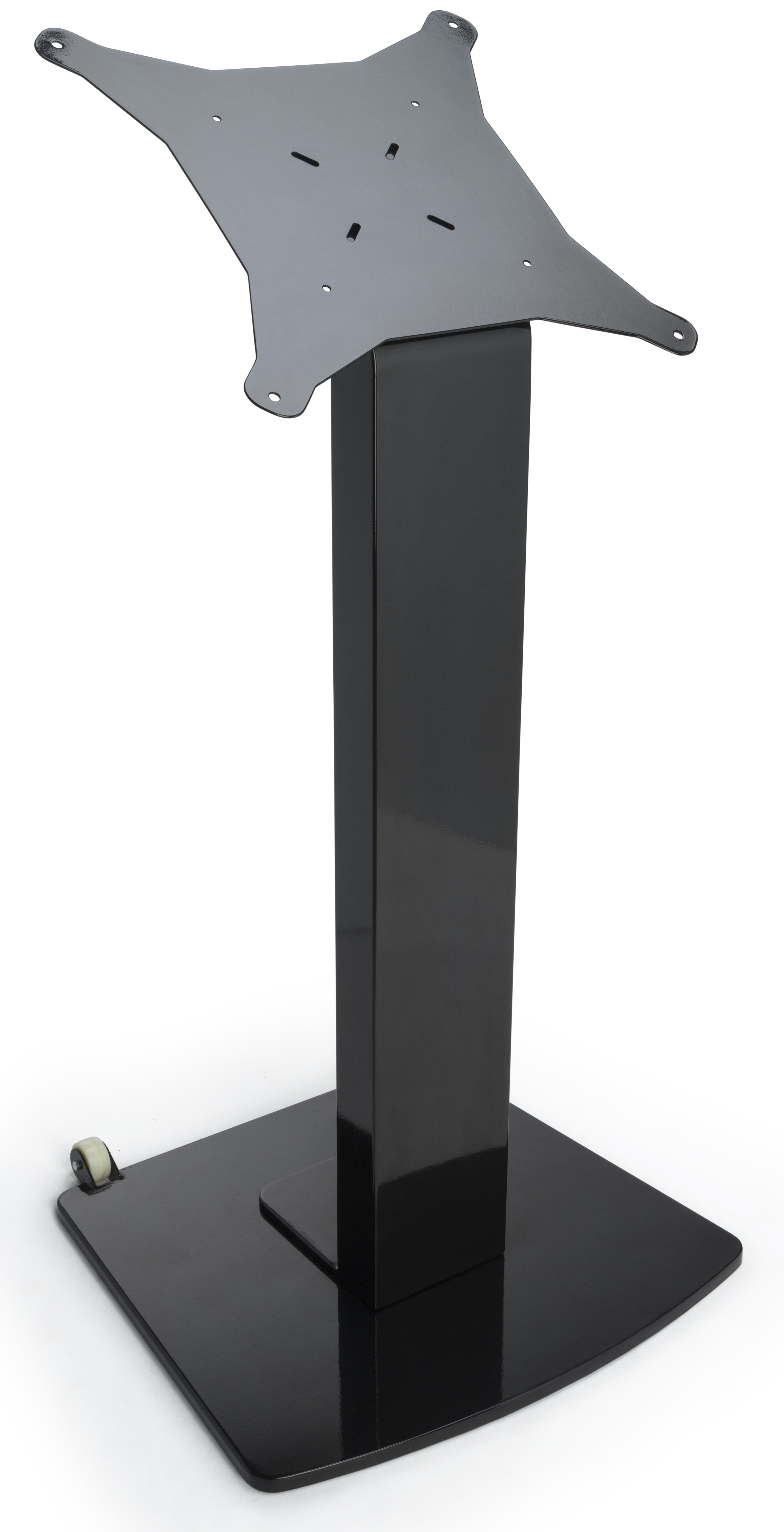 TV Stand for Floor with Power Strip, Fits Monitors 10 - 60-In, Angled Design - Image 3