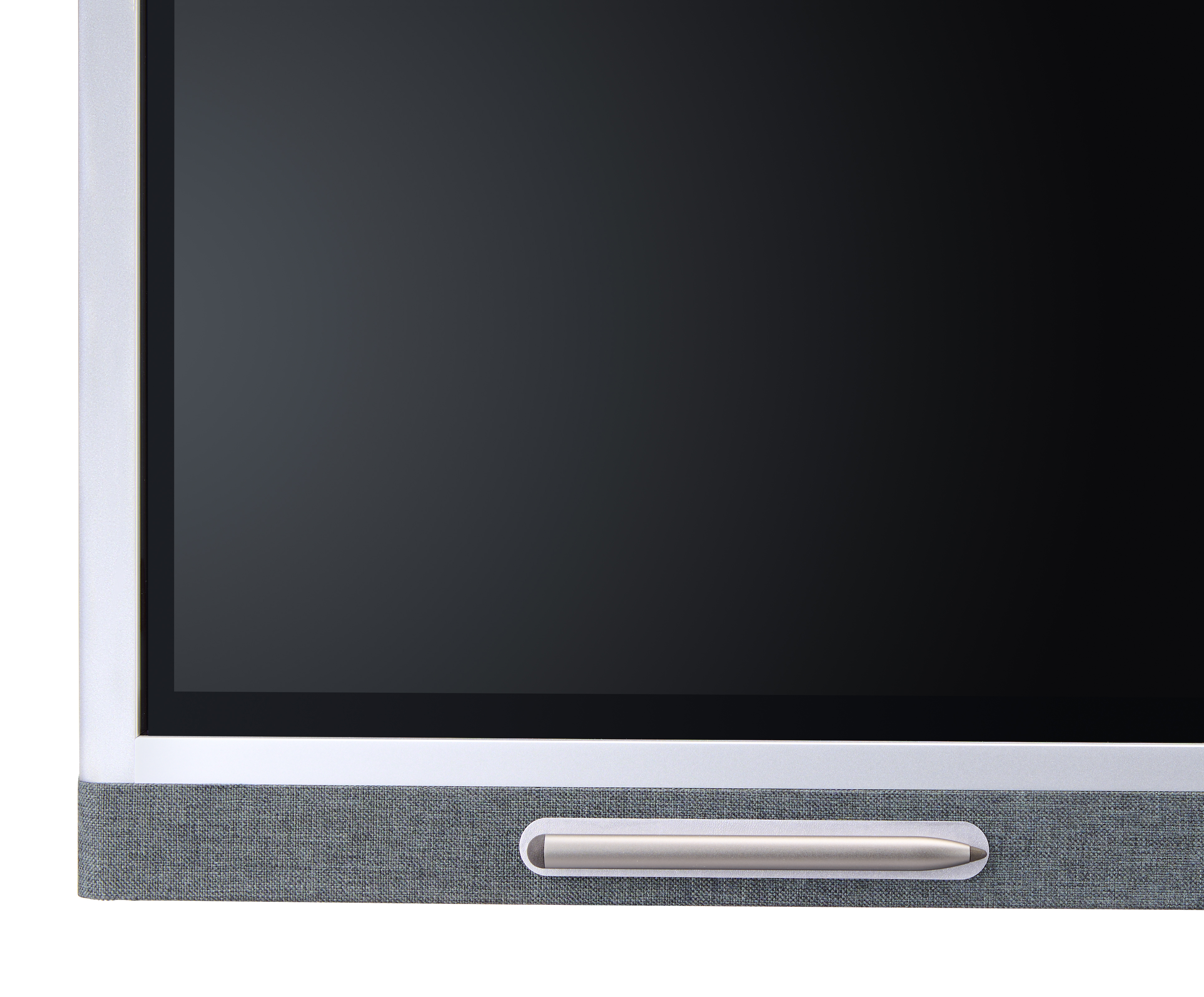 75-86" Touch Screen Whiteboard, 4K, 20pt IR, Web Cam, Screen Mirroring - Gray - Image 9