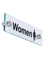 “Women” Bathroom Sign, Acrylic