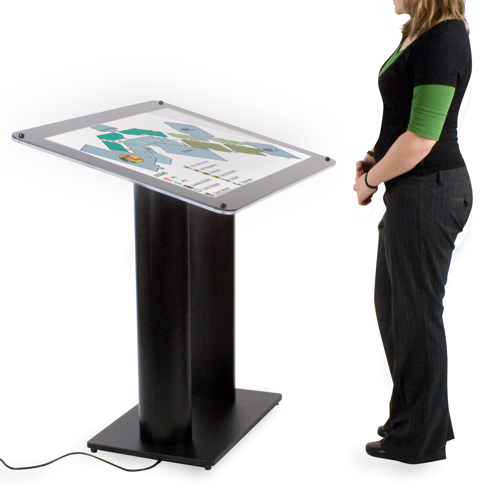 IIlluminated Black Displays | LED Illuminated Acrylic Frame | Displays2Go