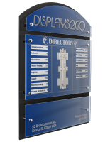 Systematic 3-Panel Custom Directory Sign