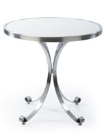 White Round Display Table