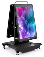 Outdoor LED display with outdoor weather resistant IP55 rating