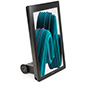 Portable outdoor digital signage in black