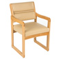 Cream Waiting Area Chair, Supports Up to 400 lbs