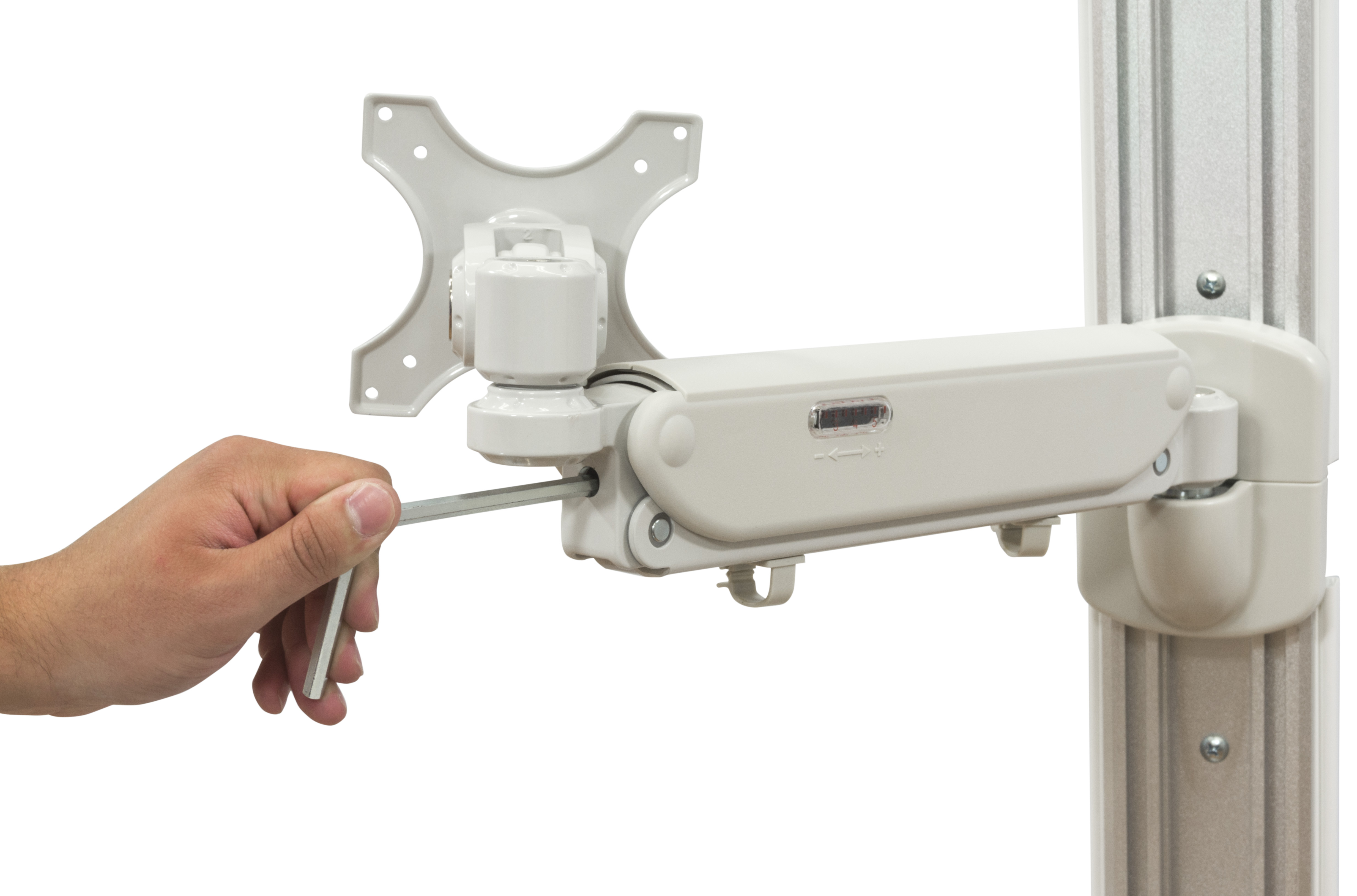 Wall Mounted Computer Workstation | Sit or Stand | Displays2Go