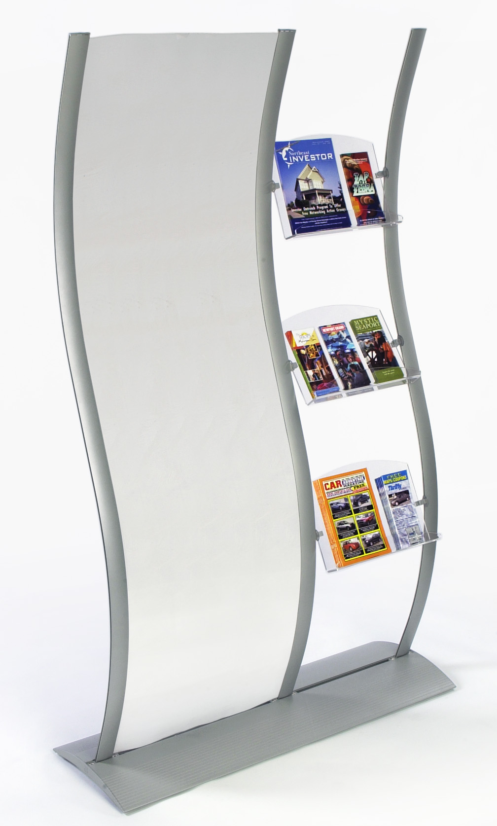 Flyer holders | Wave Sign With Clear Acrylic for Poster | Displays2Go
