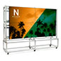 Freestanding video wall mount with mobile design