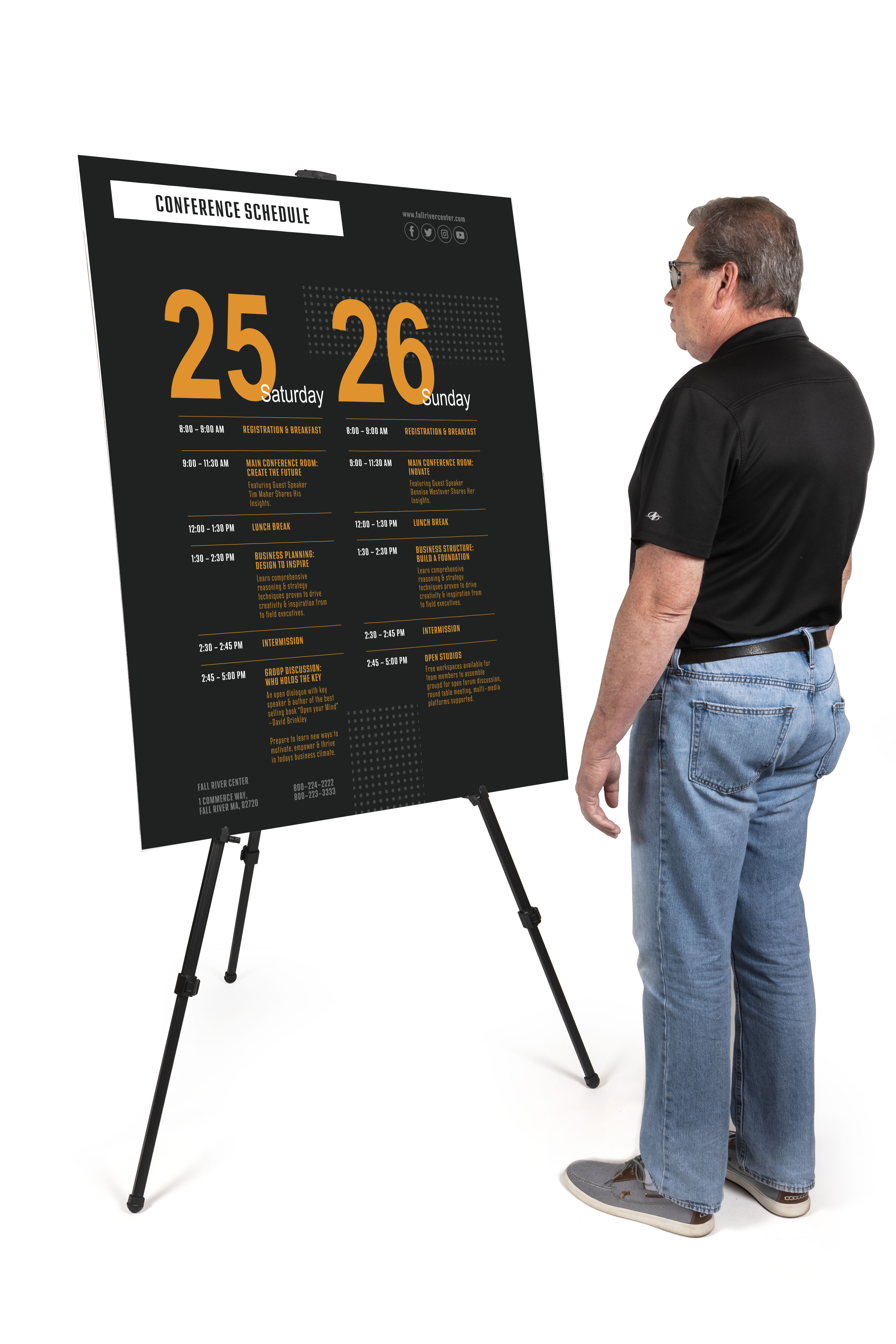 Tabletop Painting Easel for Countertop and Floor Standing Displays ...