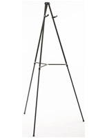 Adjustable Black Elm Wood Studio Easel, Portable, And Lightweight  (TBAESL052B)