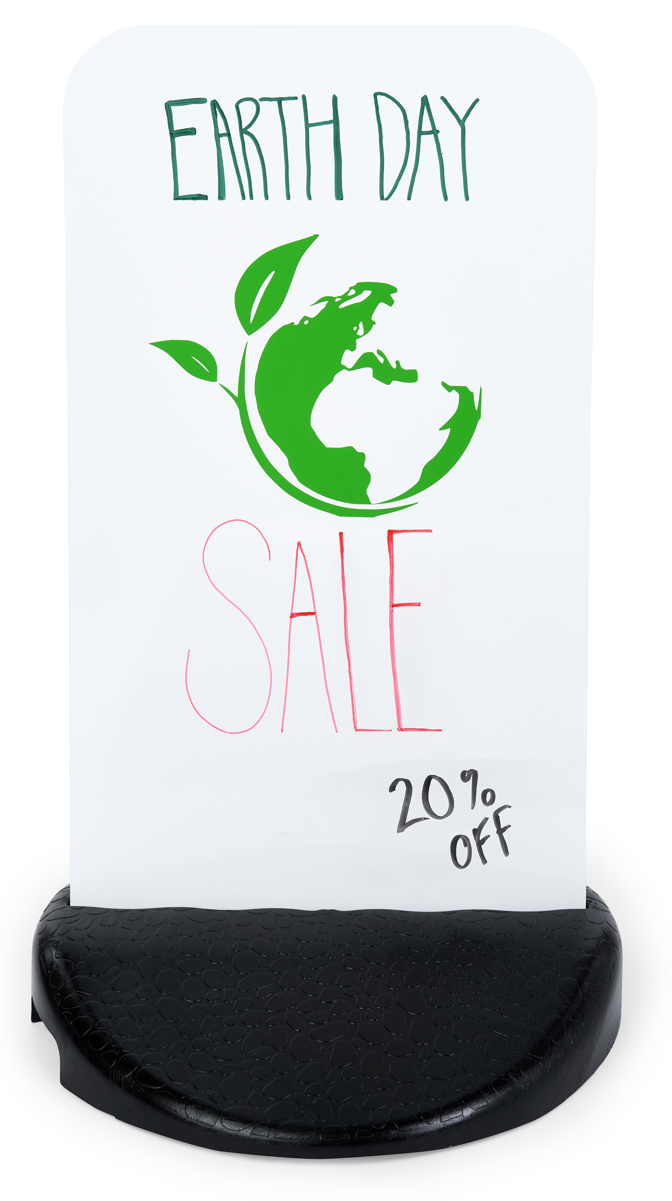 Counterweight Signage Weighted Base Curb Sign | Aluminum Panel | Displays2Go