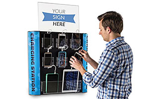 Tablet holders for college-level learning