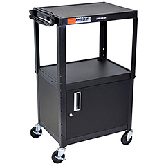 Rolling AV carts for colleges and universities