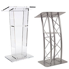 School podiums and lecterns