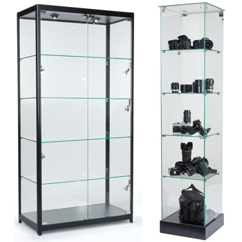 display cabinets for electronics stores