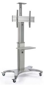 Rolling TV Stand for Flat Screen TV for Offices