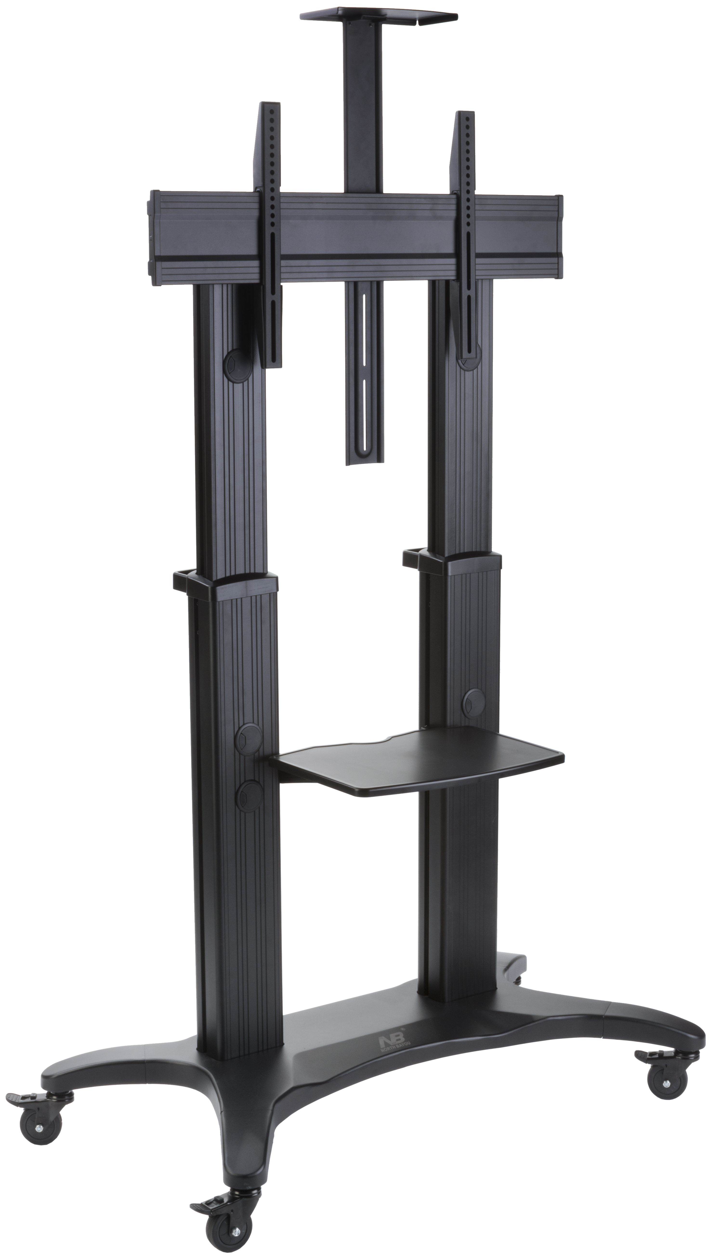 Mobile TV Rack | Shelf & Camera Tray Included | Displays2Go