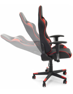 Video Gaming chair with adjustable tilt angle back