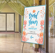 Easel for event signage