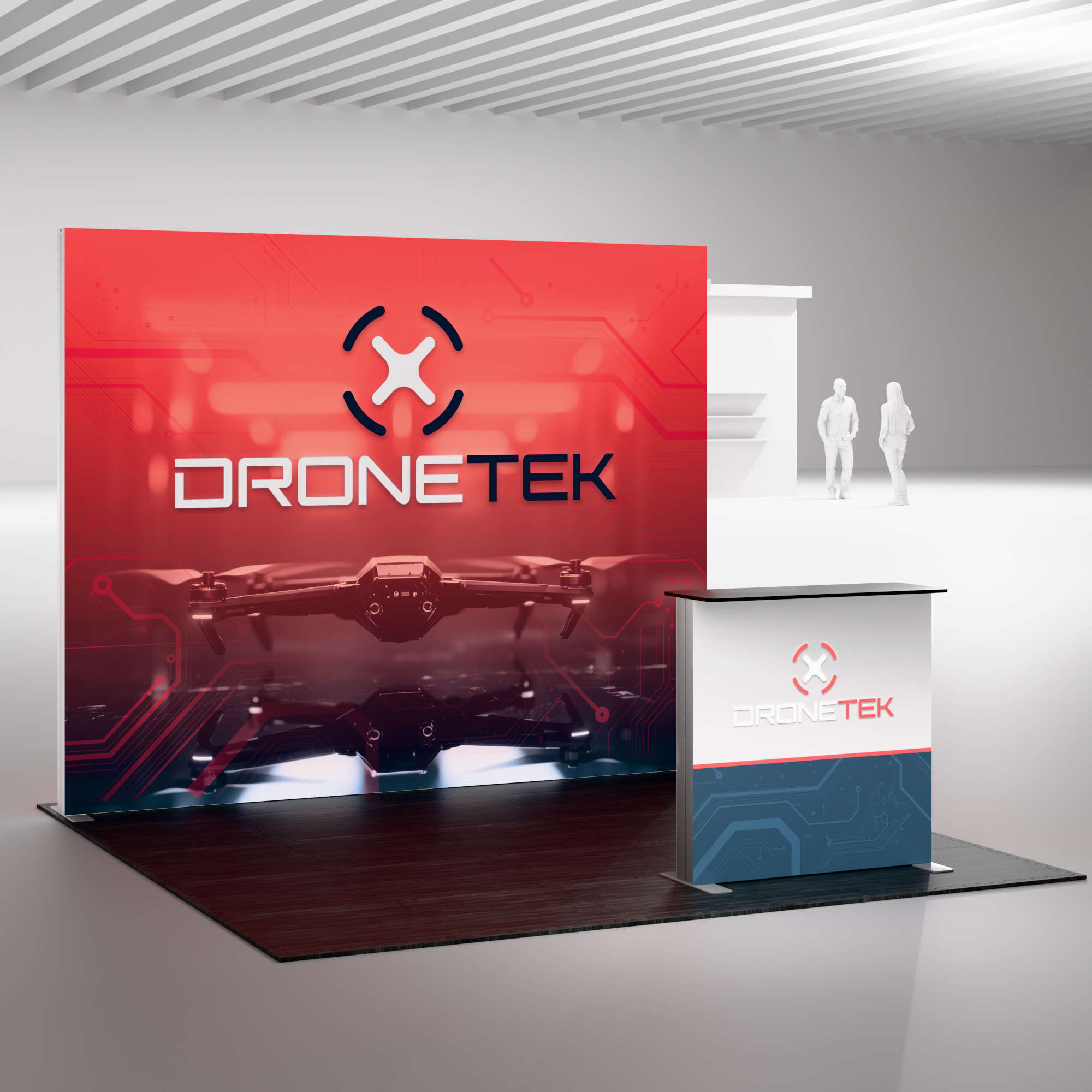 Expand Graphics 10' Illuminated Backwall Display | Custom SEG Graphics | Displays2Go