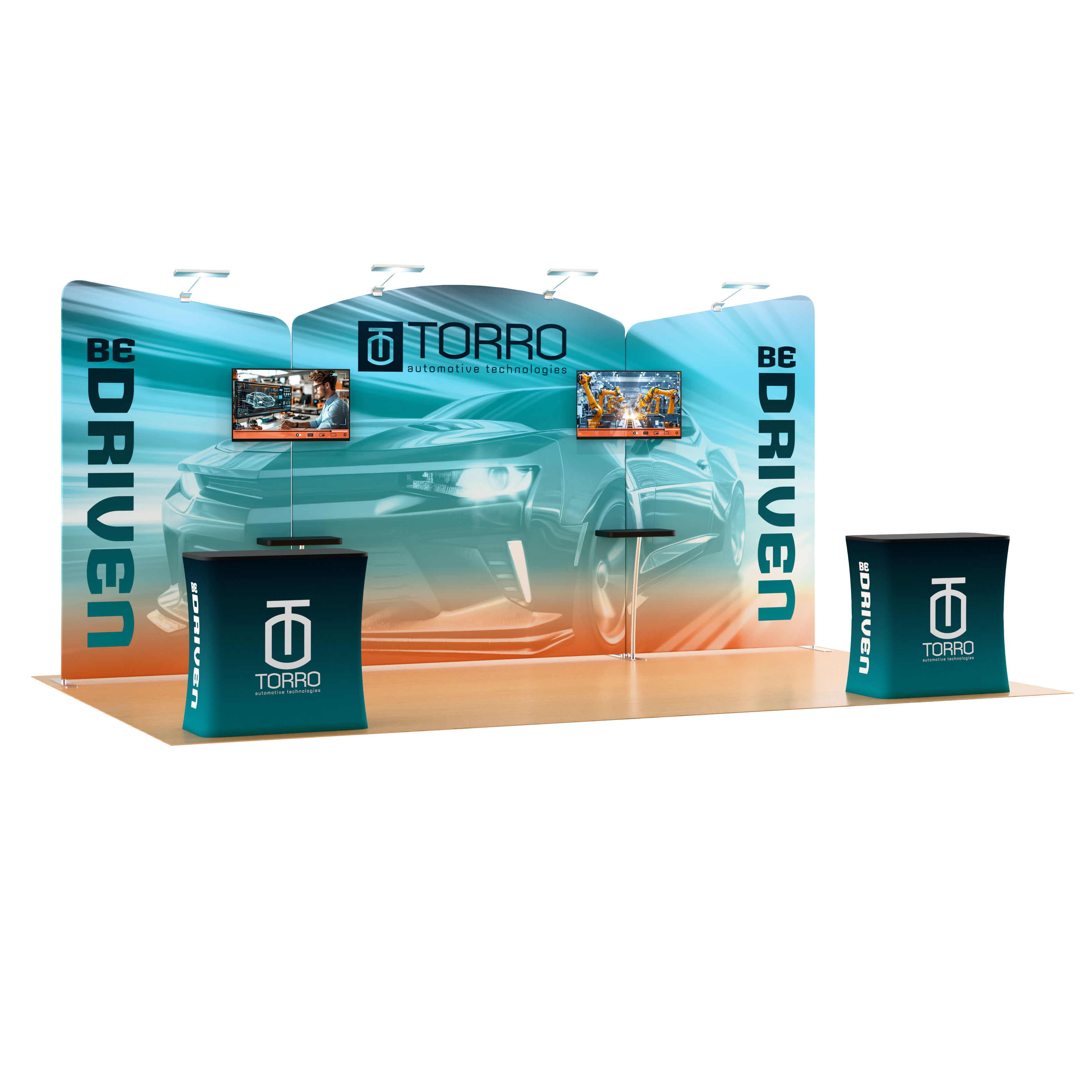 Custom Trade Show Display Booth | Full Color Printing | Displays2Go