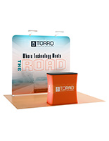 Custom trade show kit with custom full color graphics